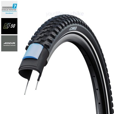 SCHWALBE MARATHON PLUS MTB 27.5'' REIFEN 2.10'' E-BIKE 50km/h 54-584 REFLEX 650B