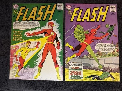 1963 FLASH #135 #143 - DC Comics 1st APPEARANCE KID FLASH YELLOW COSTUME
