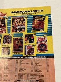 Gamemania Video Game Magazine Print Ad Nintendo Ninja Gaiden 2 NES Game Boy