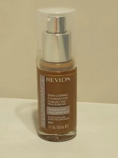 Revlon Illuminance Skin-Caring Liquid Foundation Medium 501 Toasted Caramel