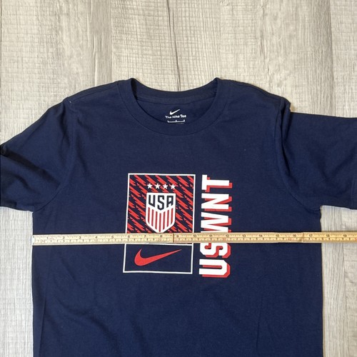 NWT Nike Youth USWNT 2023 Logo Navy T-Shirt Size Large Soccer Unisex - Picture 11 of 17
