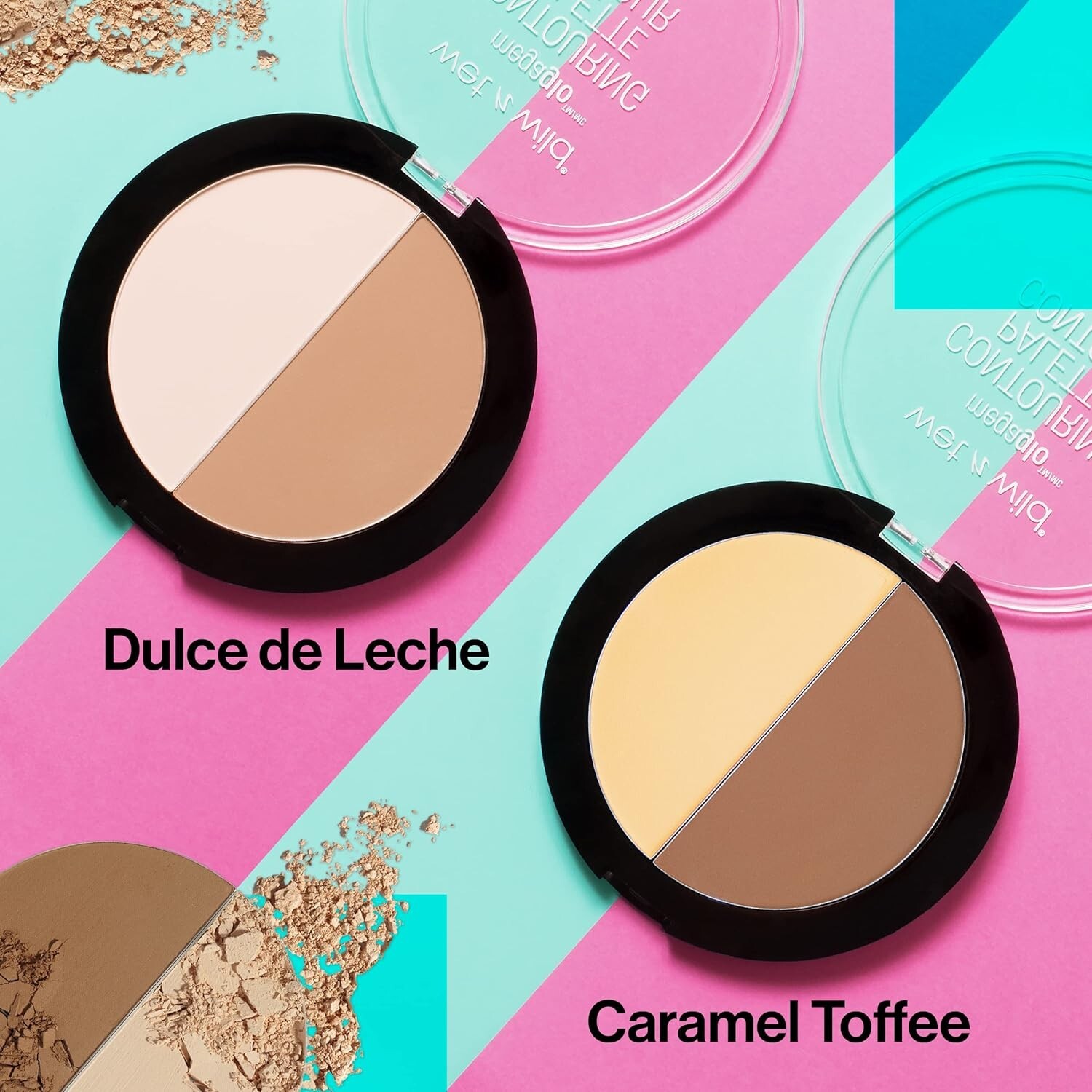 wet n wild MegaGlo Contour Palette, Dulce De Leche | Contouring Powder Face Kit