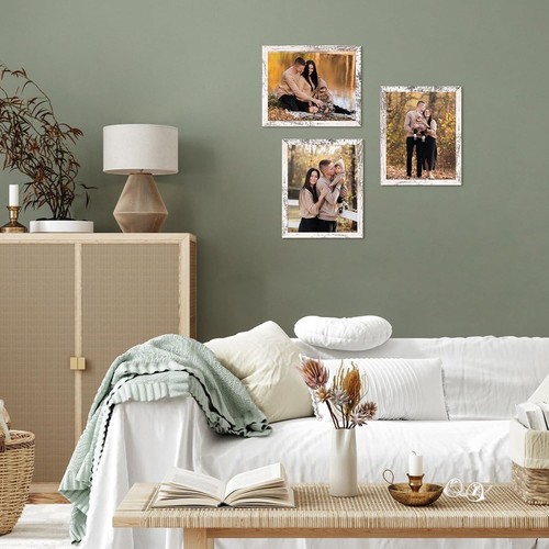 Farmhouse Style 8x10 Picture Frames - Set of 18 Lightweight & Shatterproof - Picture 6 of 8