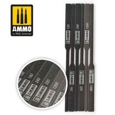 Tapered Sanding Sticks 6pcs, grits: 120, 180, 240, 320, 1200, 1500 