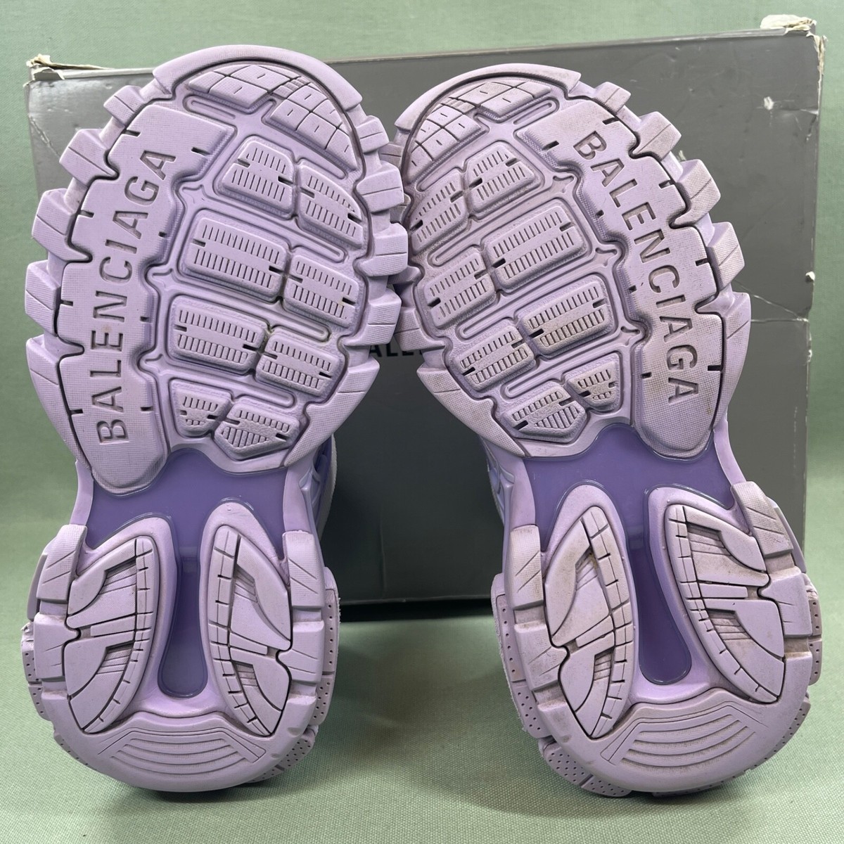 セール!!BALENCIAGA★568615 Balenciaga Woman's Track 2 Sneaker White Fluo Yellow Size 6