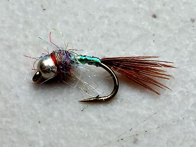 Fly Fishing Flies (Bass, Bream, Trout, Salmon) Rainbow Warrior Fly (6 flies)