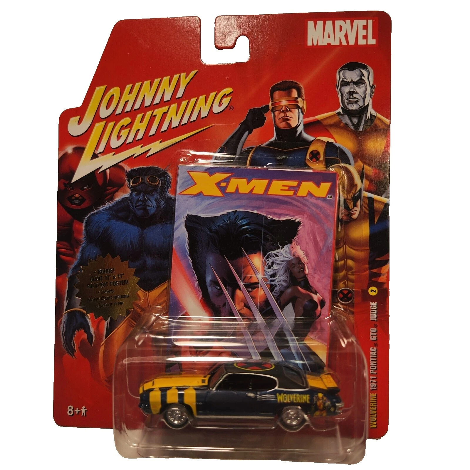 Johnny Lightning X-Men escala 1:64 Diecast y de juguete