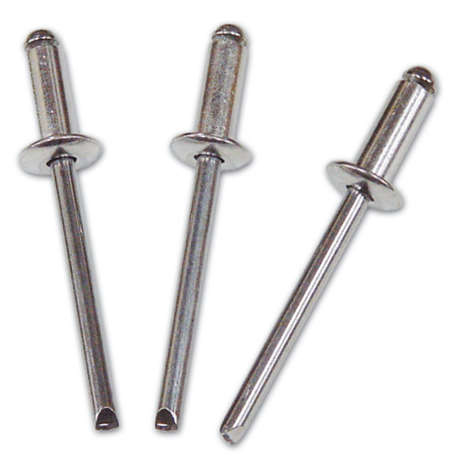 3,4X14 MM RIVETTI ALLUMINIO A STRAPPO -- CONFEZIONE 100 PZ-- BRIXO RIVETTATRICE