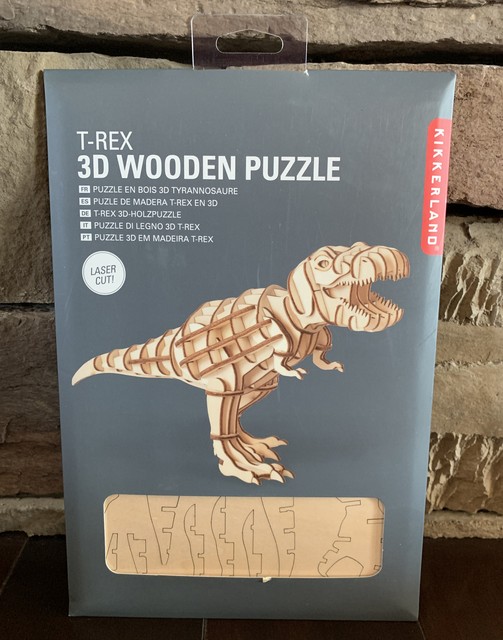 kikkerland 3d wooden puzzle