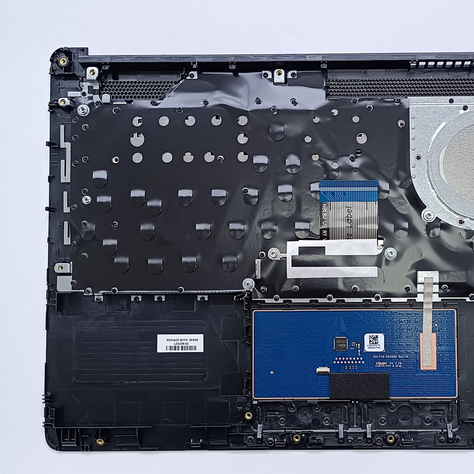 WWGTMC Replacement Non-Backlit Keyboard Palmrest Upper Case - Foto 3