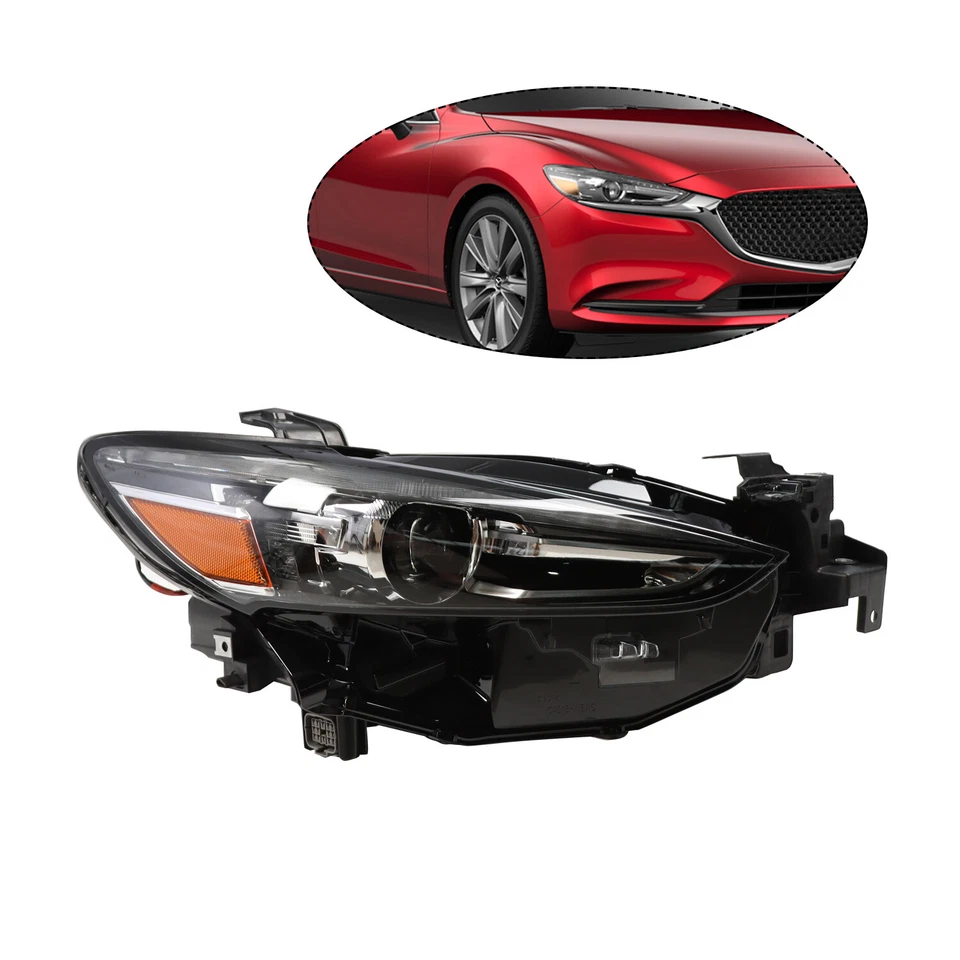 Farol de LED lateral direito do passageiro Mazda 6 2018-2021 sem farol AFS - Imagem 3 de 4