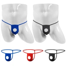 Sexy Mens Lingerie Thong G-string Jockstrap Underwear Bikini Briefs Panti L