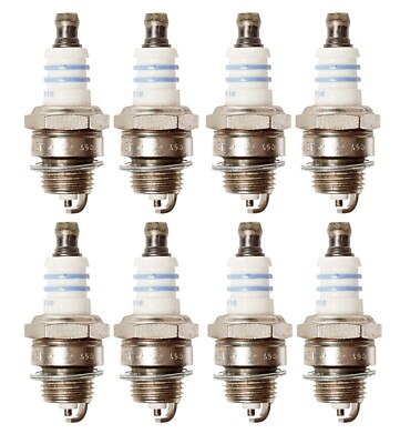 Bosch Set of 8 Super Plus Small Engine Spark Plugs Nickel