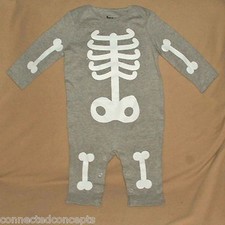 Halloween Infant Skeleton Costume Romper from Circo SIZES 3-6 Months NEW