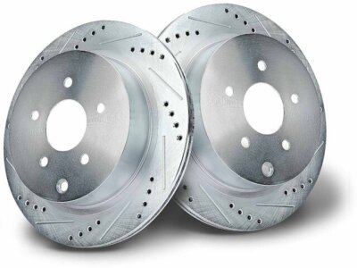 86WR65F Brake Rotor Set Fits 2011-2013 Infiniti M37 3.7L V6 Naturally Aspirated