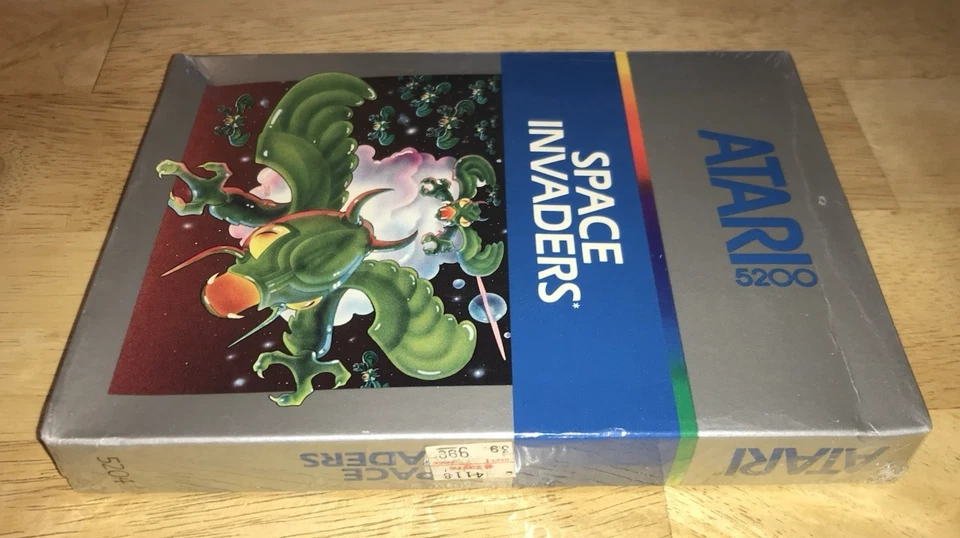 NEW SPACE INVADERS Arcade Game for Atari 5200 SEALED in BOX 1982 Very RARE! NICE - Image 3 of 4