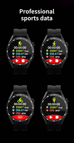 New GPS Smart Watch GT4 for Men Women AMOLED 360*360 HD Screen Heart Rate DIY Fa - Picture 18 of 36