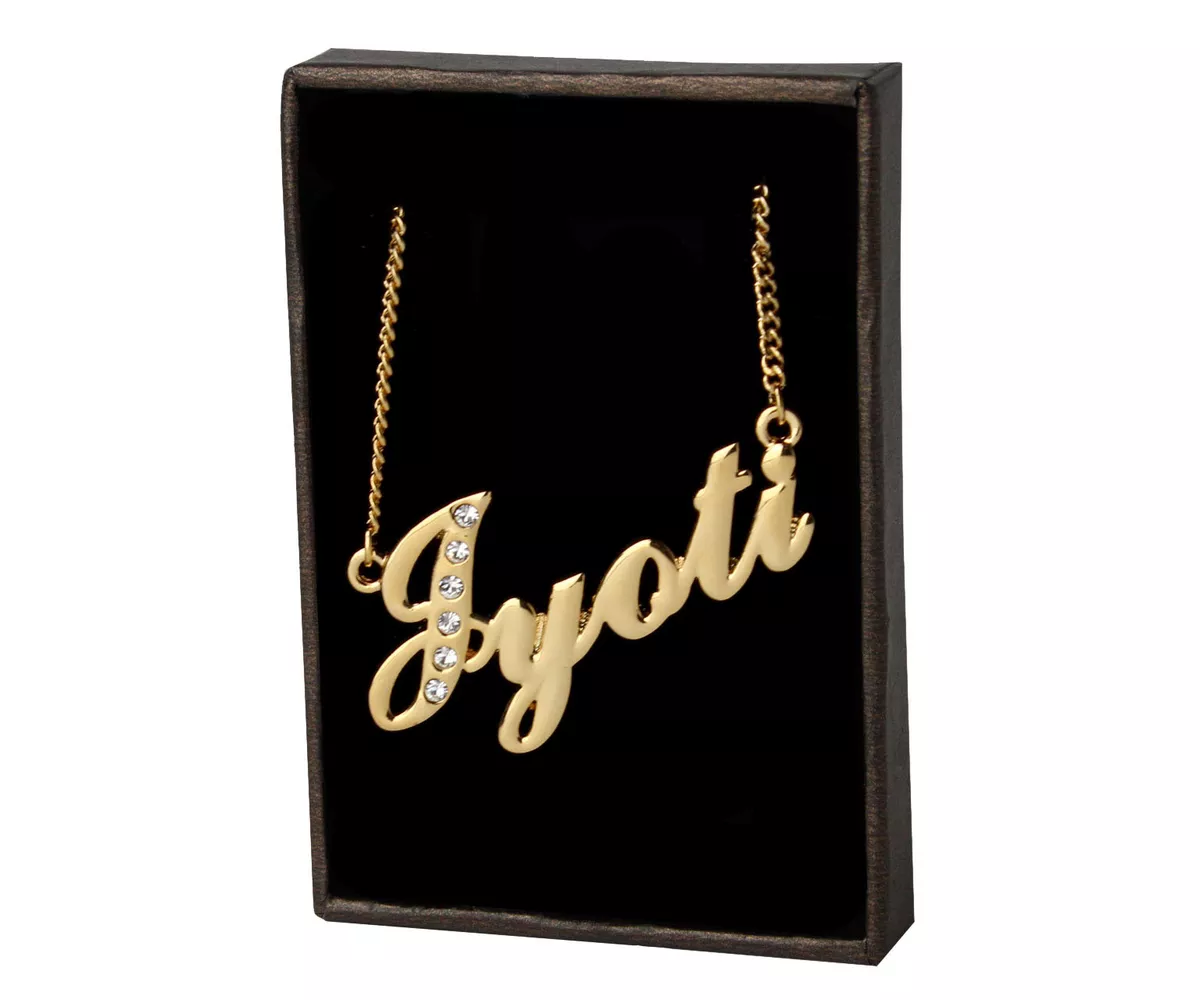 Jyoti name gold chain deals