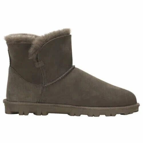 NUEVO EN CAJA Kirkland Signature Damas Botas Esponjosas de Piel de Oveja Verde Musgo y Negro Talla 8/9 Foto 2 de 4