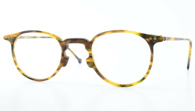 L.A. EYEWORKS Brille BUDDY 369M Panto Schildpatt Italien c1995 Vintage Small