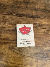 Vintage Swisher Sweets Cigar Matchbook Matches Advertising