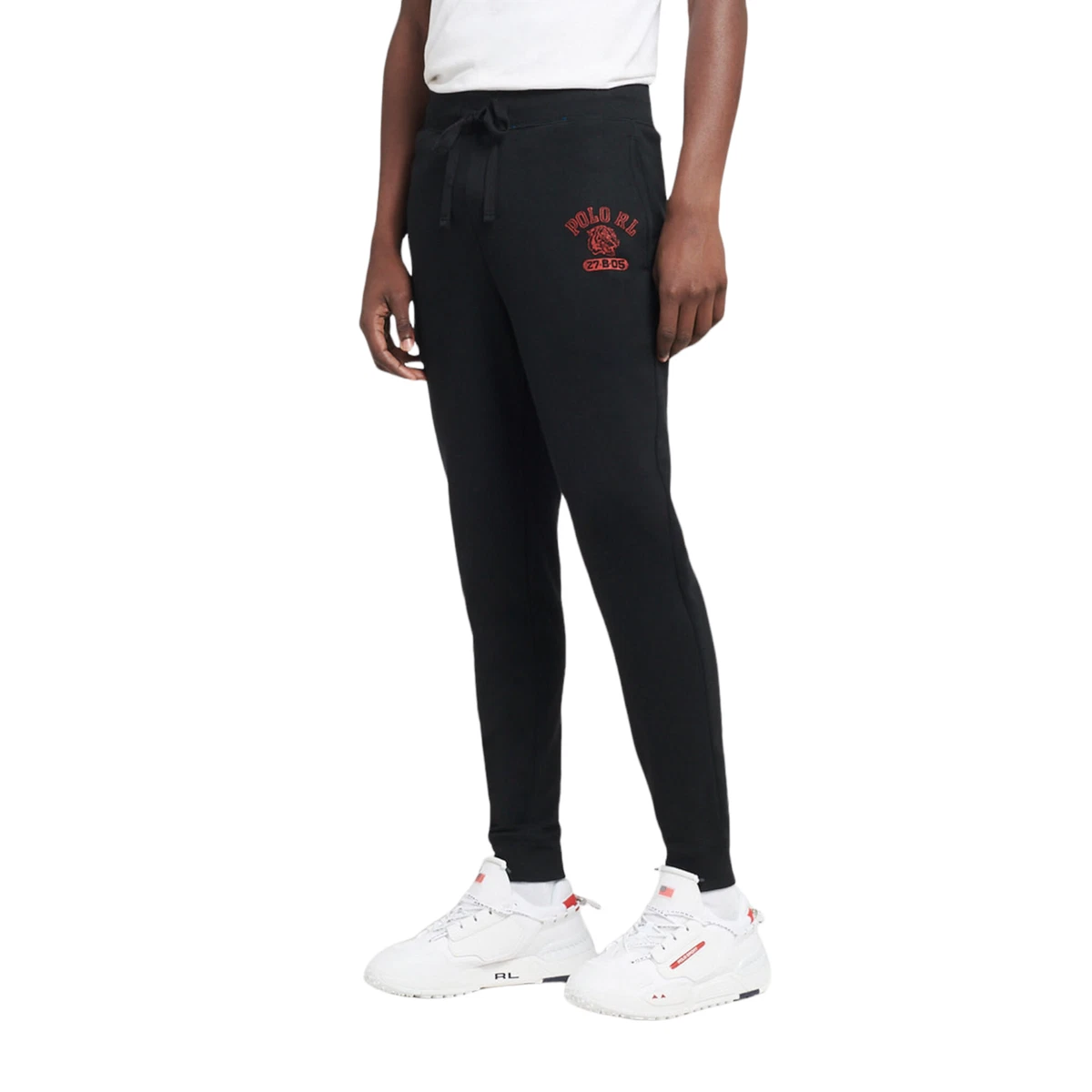 Polo black joggers cheap