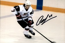 Anthony Louis Signed Autographed 4x6 Photo Chicago Blackhawks / Team USA #3