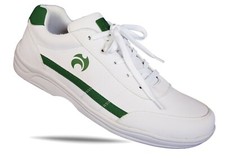 Henselite Victory VSL Sports Lawn Bowling Shoe. WHITE GREEN. FREE SOCKS!!