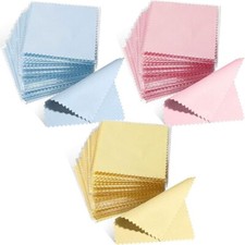 150Pcs Jewelry Polishing Cleaning Cloths for Sterling Silver Gold Anti-Tarnish