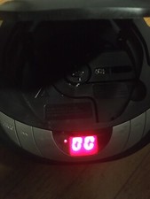 Jensen CD-475 Radio AM/FM Portable Black TESTED WORKS. READ DESCRIPTION 