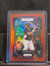 Xavier Isaac 2024 Prizm Red Prizm #229/299 - Rays