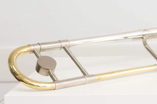 Trombón tenor King 2b Silversonic H.N.White Jazz 1965 plata de ley - Imagen 4 de 17