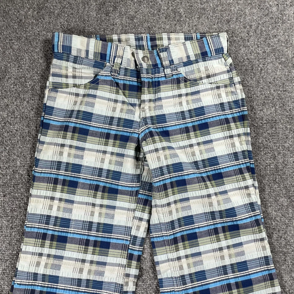 Pantalones de mezclilla a cuadros vintage años 60 70 Levis Big E BELL acampanados Jean discoteca para GALS Foto 3 de 4