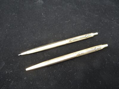 VINTAGE Parker 45 (I THINK) Gold Filled Pen/Pencil Set | eBay