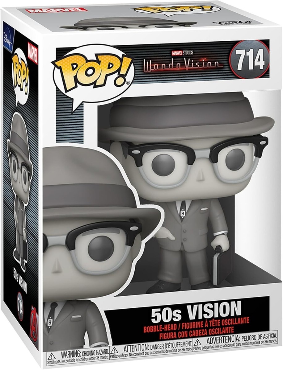 The Vision Funko Pop! Marvel: WandaVision - 50's Black and White
