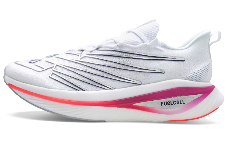 スマイルオーキッド ホワイト バルーンスリーブ 上下M 新品未使用 New Balance FuelCell SuperComp Elite v3 Low White Blue Magenta