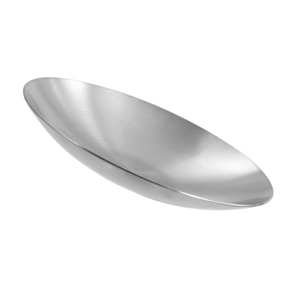 Small Stainless Steel Pinch Bowl Sushi Dipping Saucers 10cm SilverGZ