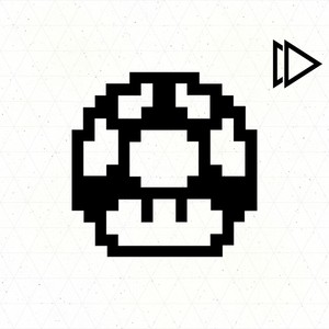 Mario 8 Bit Mushroom Vinyl Decal Sticker Car Laptop Nintendo Switch Video Game Ebay