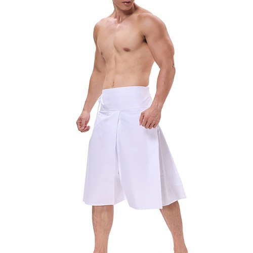 Mens Low Crotch Baggy Pants Belted Traditional Song Dynasty Hanfu Trousers Short - Picture 9 of 12