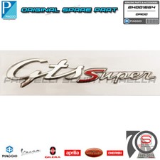 Targhetta Gts Super Originale Piaggio Vespa Gts 125 150 300 2H001664