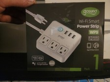 Gosund Smart Power Strip Plug 3 USB 3 Charging Port Work With Alexa Google Home