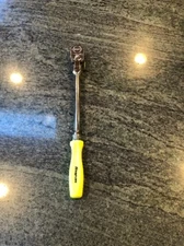 Snap On fhlfd80a 3/8 drive dual 80 long hard grip flex head ratchet hi viz