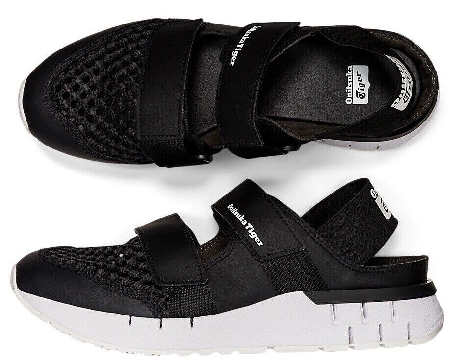 Onitsuka Tiger REBILAC SANDAL Black x White Open Mesh Sandal Onitsuka Tiger REBILAC SANDAL Black x White Open Mesh Sandal