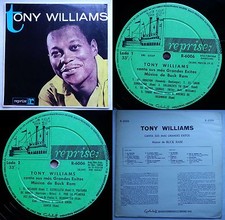 TONY WILLIAMS (THE PLATTERS) GREATEST HITS 1962 MONO UNIQ CVR RARE CHILEAN PRESS