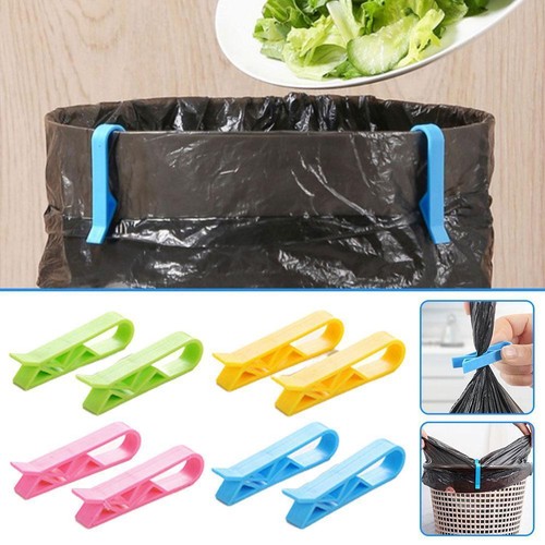 Small Trash Bin Clamp Garbage Bag Fixing Clip' L0J8/ - Picture 4 of 22