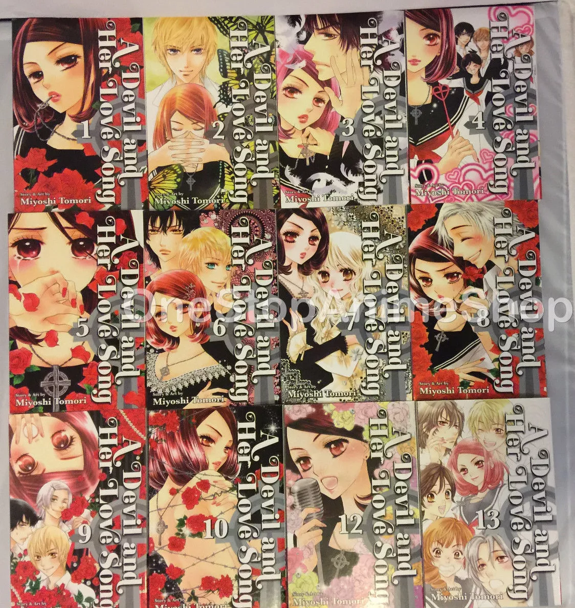 The Devil And S 13 Manga A Devil And Her Love Song Series Collection Set 1-13 English Manga complete seal | eBay