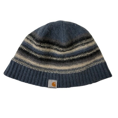 Carhartt Wool Blend Striped Beanie One Size Gorpcore Style  