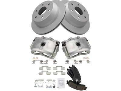 TRQ 94DN36S Rear Brake Pad Rotor and Caliper Set Fits 2005 Chevy Silverado 1500