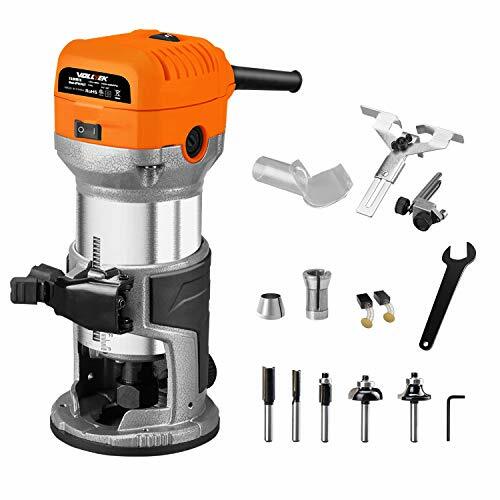 VOLLTEK 6.5-Amp Wood Router Tool, 1.25 