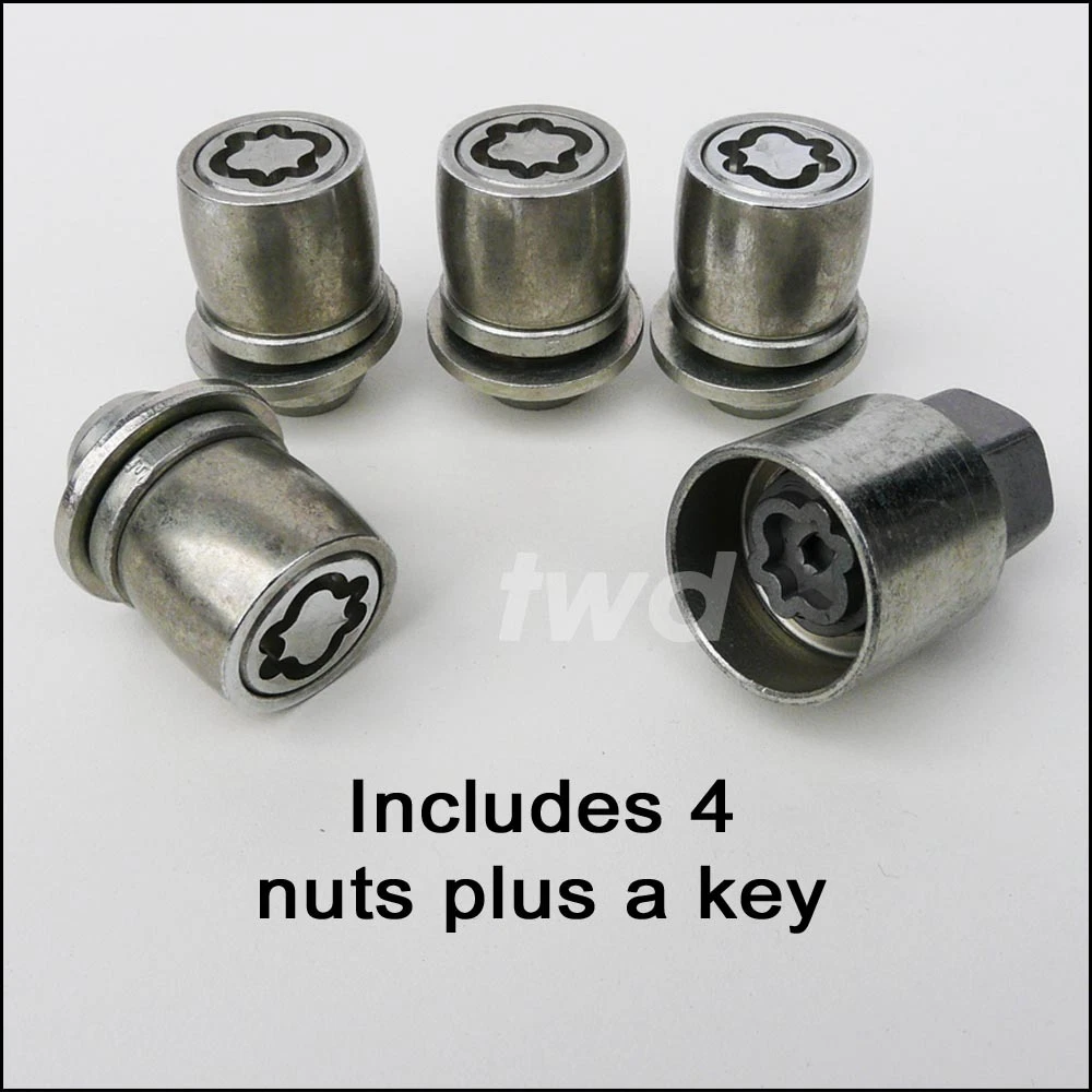 ALLOY WHEEL LOCKING NUTS TOYOTA YARIS M12X1.5 SECURITY STUD LUG BOLT A0e